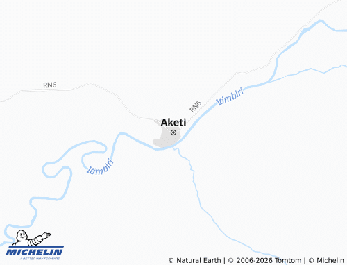Mapa MICHELIN Aketi - ViaMichelin