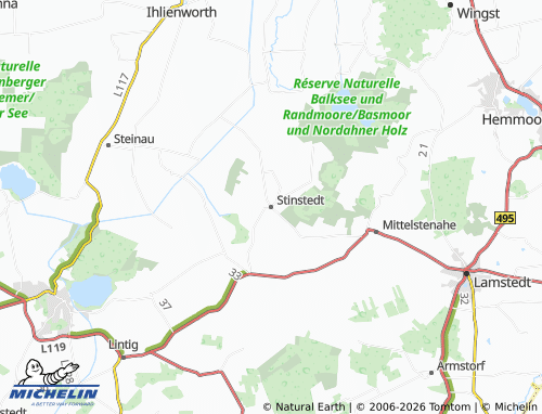 MICHELIN Stinstedt map - ViaMichelin
