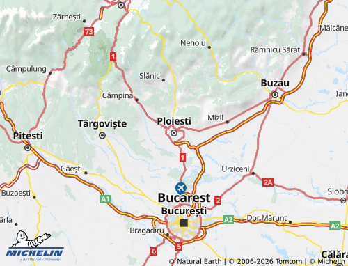 Mapa MICHELIN Prahova - ViaMichelin