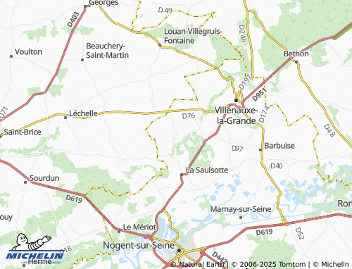 MICHELIN Courtioux map - ViaMichelin