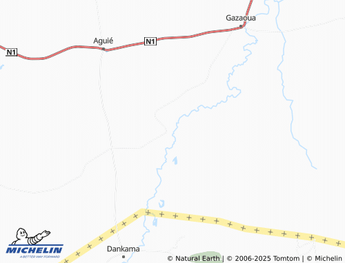 MICHELIN Gangara map - ViaMichelin