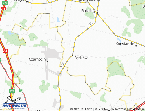 Carte MICHELIN Będków - ViaMichelin