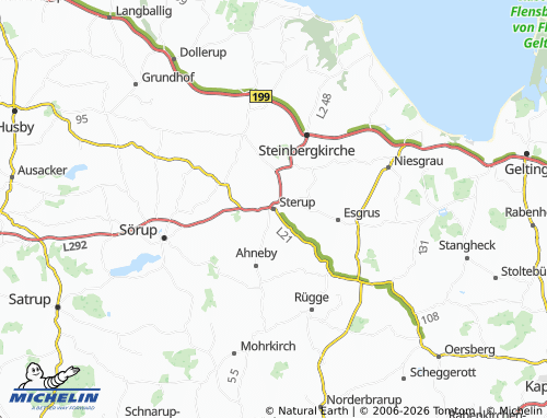 MICHELIN Sterup map - ViaMichelin
