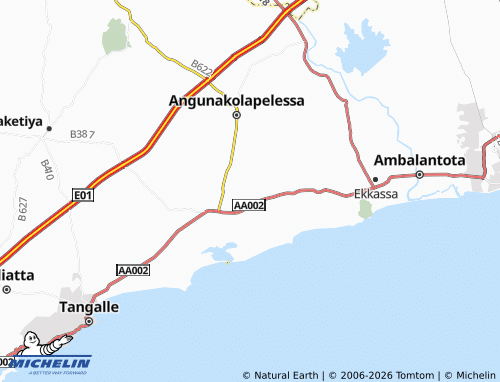 MICHELIN-Landkarte Bataatha North - ViaMichelin