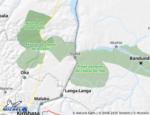 MICHELIN Ngabé map - ViaMichelin