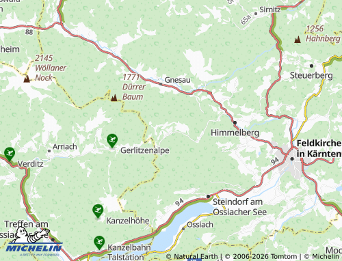 MICHELIN Außerteuchen map - ViaMichelin