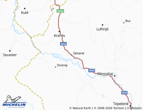 Mappa MICHELIN Qesarat - ViaMichelin
