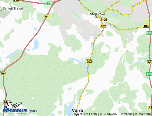 MICHELIN Tarnėnai map - ViaMichelin