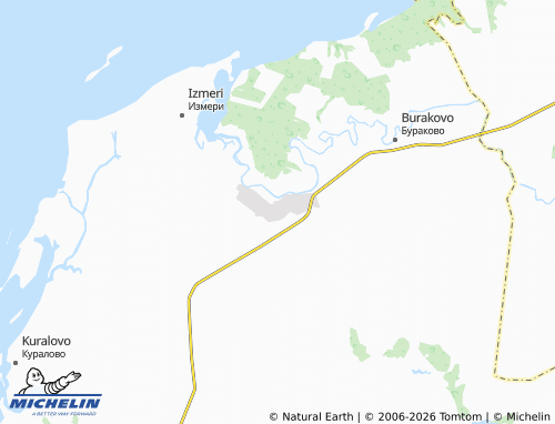 MICHELIN-Landkarte Vozhi - ViaMichelin