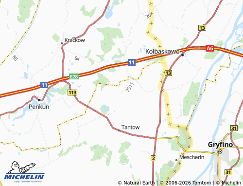 MICHELIN Radekow map - ViaMichelin
