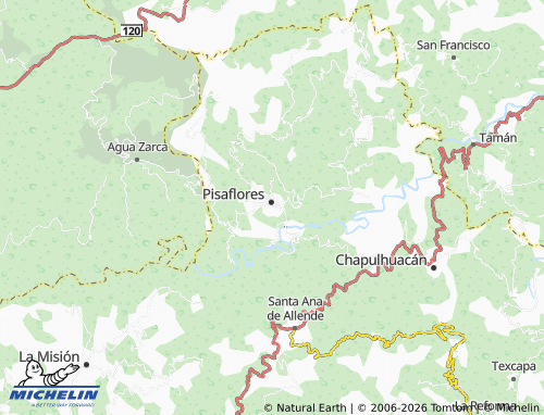 MICHELIN Allende map - ViaMichelin
