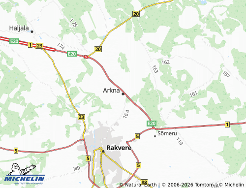 Mappa MICHELIN Arkna - ViaMichelin