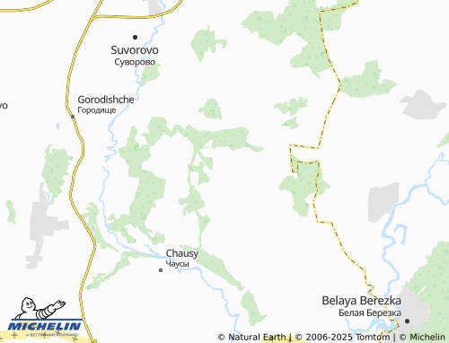 MICHELIN Krasnyy Ugol map - ViaMichelin