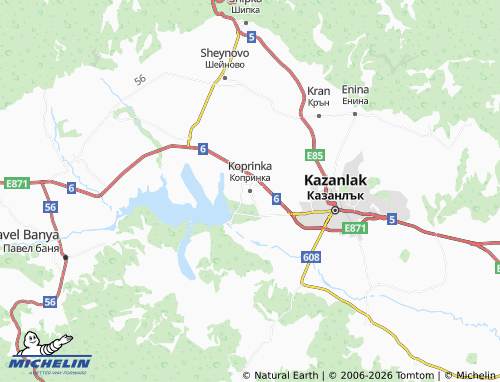Mappa MICHELIN Koprinka - ViaMichelin