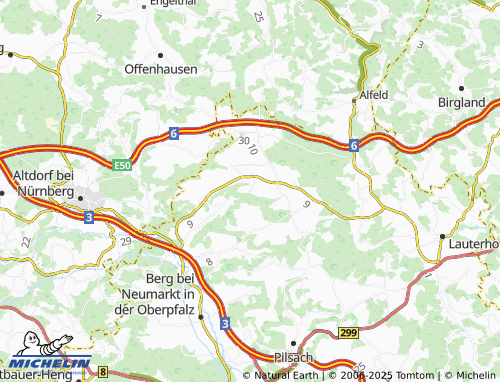 MICHELIN-Landkarte Wünricht - ViaMichelin