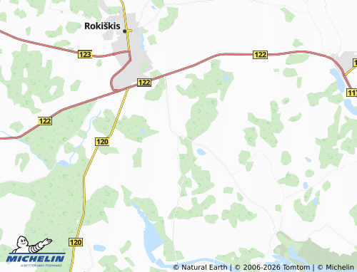 MICHELIN Laibgaliai map - ViaMichelin