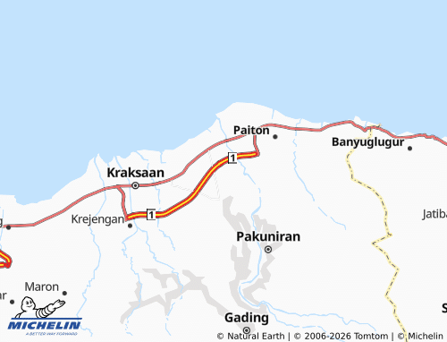 MICHELIN-Landkarte Sumberan - ViaMichelin