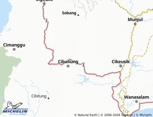 MICHELIN-Landkarte Cibingbin - ViaMichelin