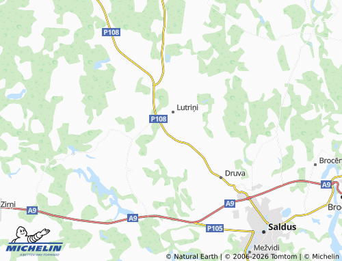 Mapa MICHELIN Namiķi - ViaMichelin