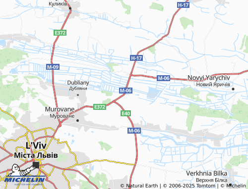 MICHELIN Hamaliivka map - ViaMichelin