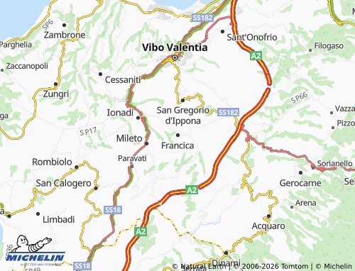 Mapa MICHELIN Francica - ViaMichelin