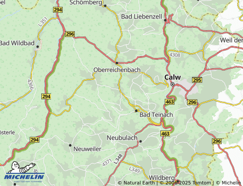 Mapa MICHELIN Rötenbach - ViaMichelin