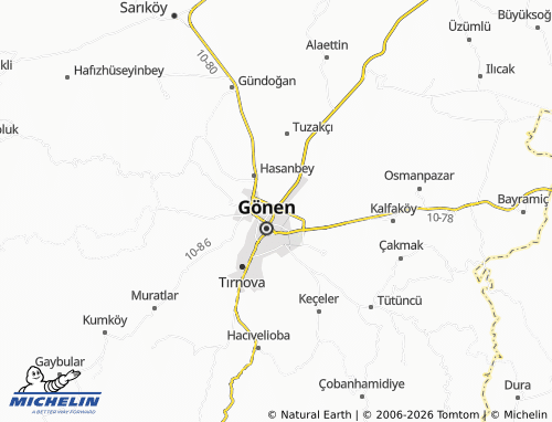 MICHELIN Kurtuluş map - ViaMichelin