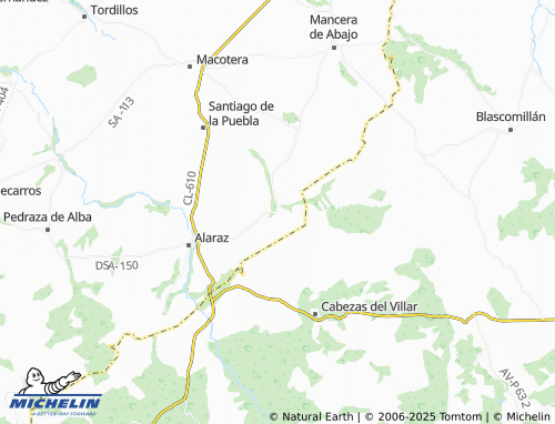 MICHELIN Malpartida map - ViaMichelin
