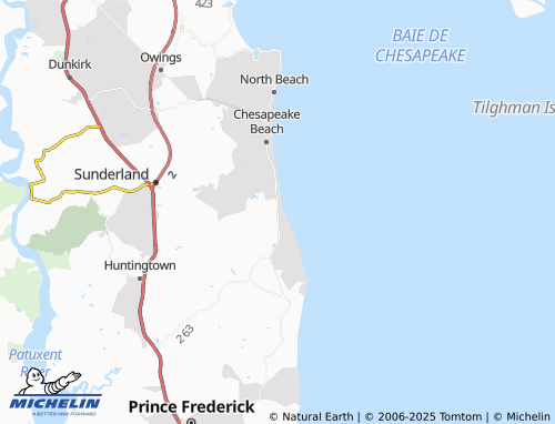 MICHELIN Holiday Beach map - ViaMichelin