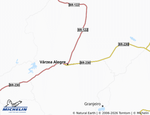 Mapa MICHELIN Brejinho dos Vieiras - ViaMichelin