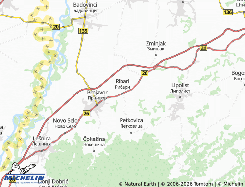 Carte MICHELIN Ribari - ViaMichelin