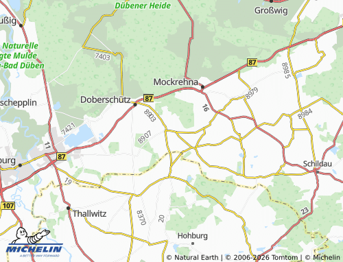 Carte MICHELIN Strelln - ViaMichelin