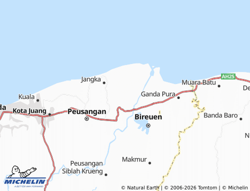 Mappa MICHELIN Pulo Ue Baro - ViaMichelin