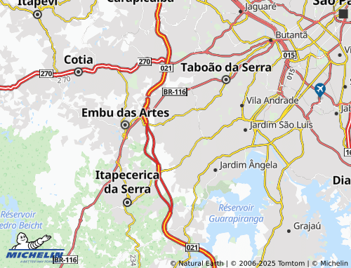 MICHELIN Jardim Marina map - ViaMichelin