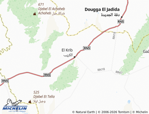 Mappa MICHELIN al-Kryb - ViaMichelin