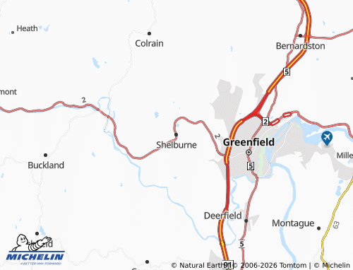 Carte MICHELIN Shelburne - ViaMichelin