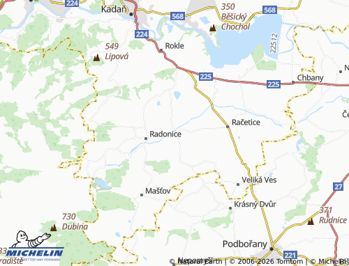 Mappa MICHELIN Vilémov - ViaMichelin
