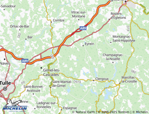 Carte MICHELIN La Guirande - ViaMichelin