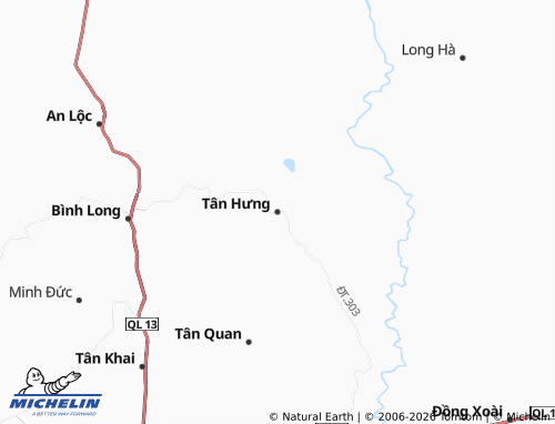 Kaart MICHELIN Tân Hưng - ViaMichelin