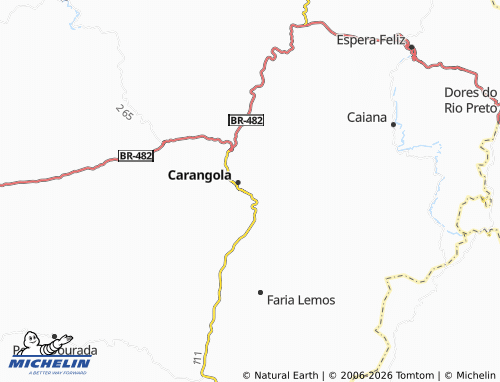 Mappa MICHELIN Santa Emília - ViaMichelin