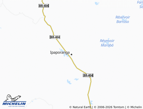 Mapa MICHELIN Ipaporanga - ViaMichelin