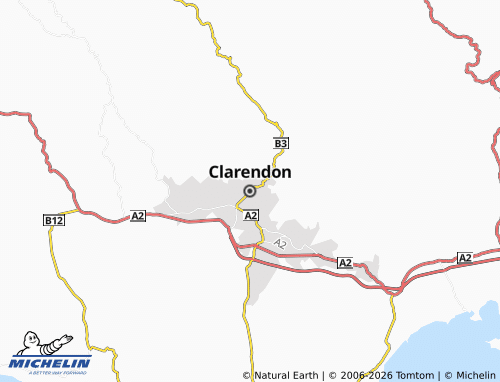 Mappa MICHELIN Clarendon - ViaMichelin