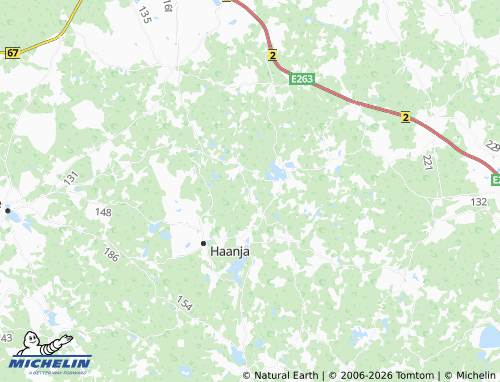 Kaart MICHELIN Vakari - ViaMichelin