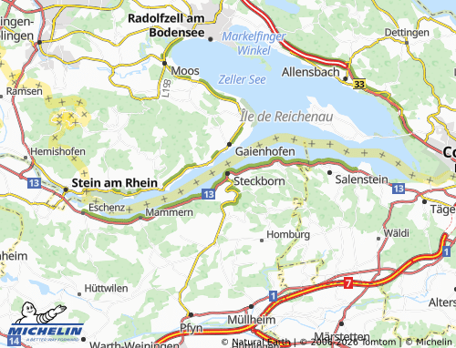 MICHELIN-Landkarte Steckborn - ViaMichelin