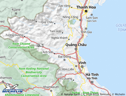 Mapa MICHELIN Tân Kỳ - ViaMichelin