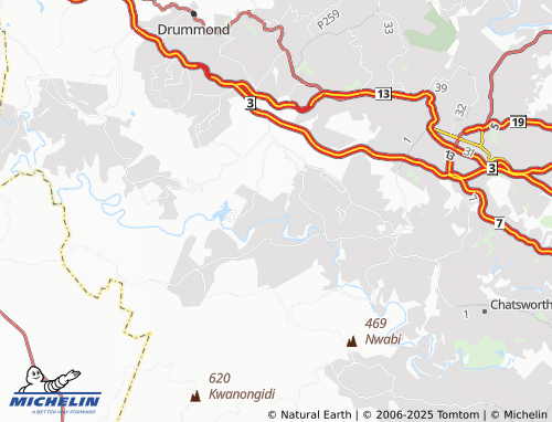 MICHELIN Emagezeni map - ViaMichelin