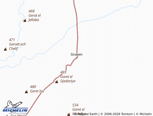 Carte MICHELIN Sinawin - ViaMichelin