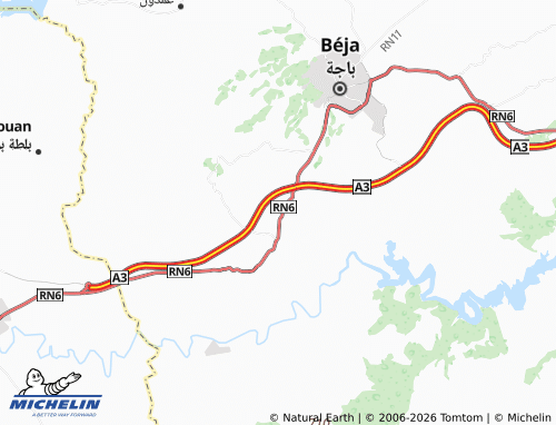 Mapa MICHELIN Um A'ishah - ViaMichelin