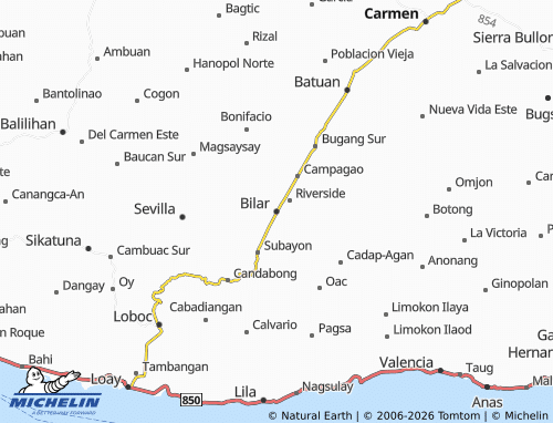 MICHELIN Bilar map - ViaMichelin