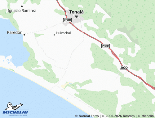 Mappa MICHELIN Vicente Guerrero - ViaMichelin